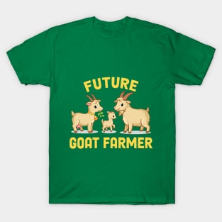 Funny Future Goat Farmer Who Loves Goats T-Shirt